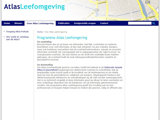 Vervolgpagina  Atlas Leefomgeving