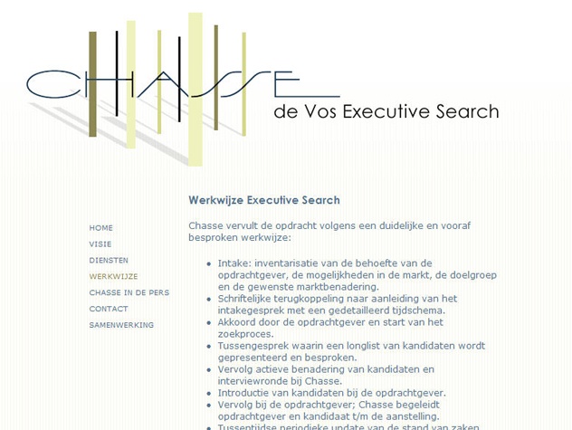 Werkwijze Chasse Executive Search