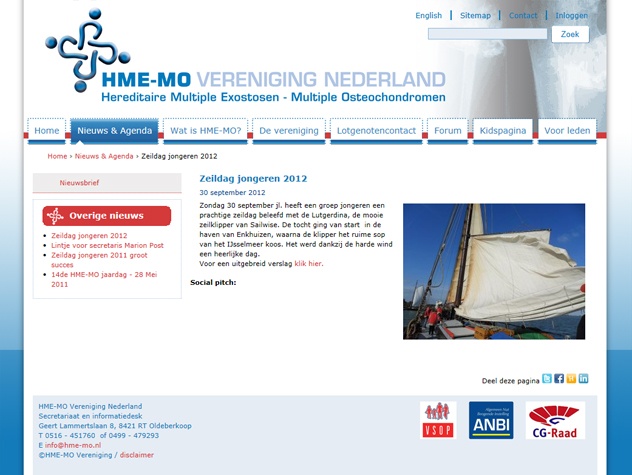 HME-MO vereniging nieuws