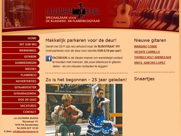 Homepage La Guitarra Buena