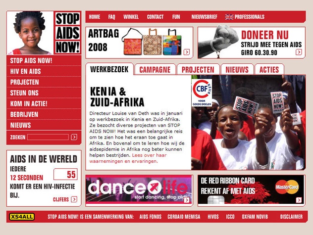 Homepage Stop Aids Now!