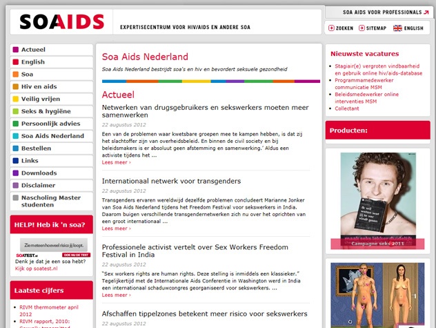 Homepage Soaaids.nl