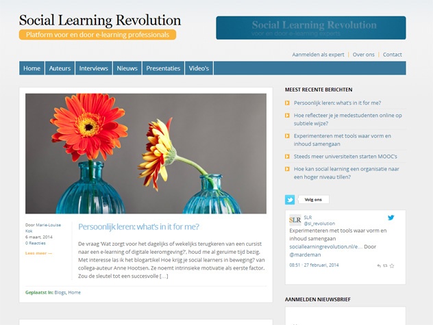 Social learning revolution homepage