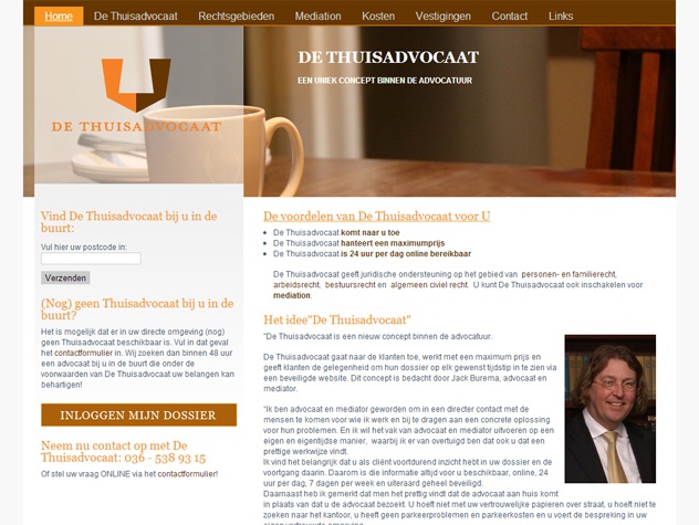 De thuisadvocaat homepage