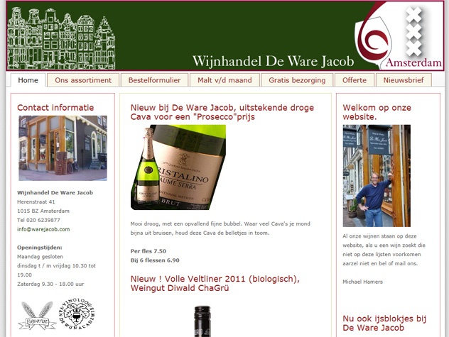 Homepage De Ware Jacob