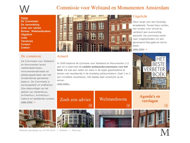 Homepage Welstand Amsterdam