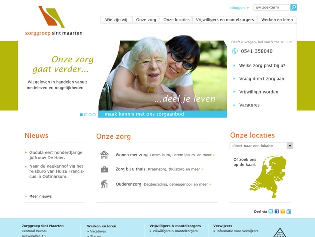 Homepage Zorggroep Sint Maarten