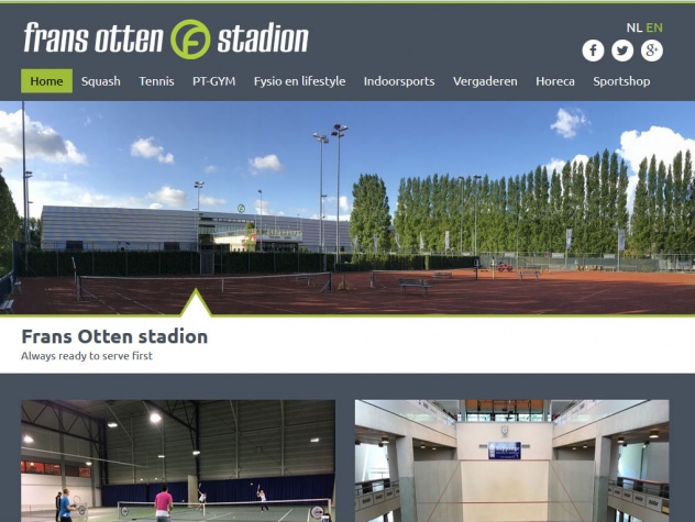 Frans Otten stadion homepage