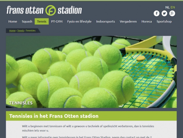 Frans Otten stadion tennis