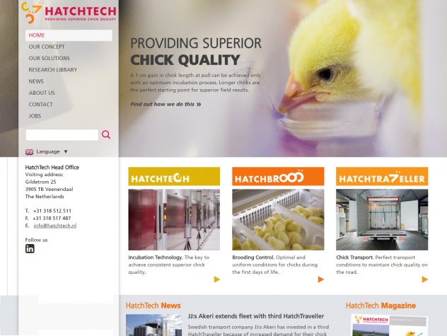 Hatchtech homepage