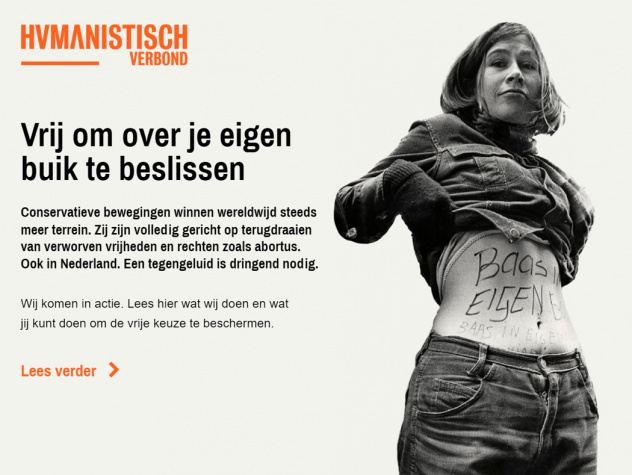 Humanistisch Verbond campagne cover