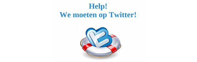 Help! We moeten op twitter